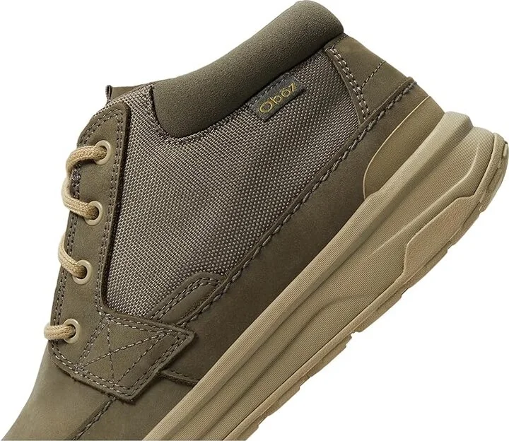 Oboz Burke Chukka Men's Shoes Grizzly : 9.5 D - Medium, Leather - Image 9