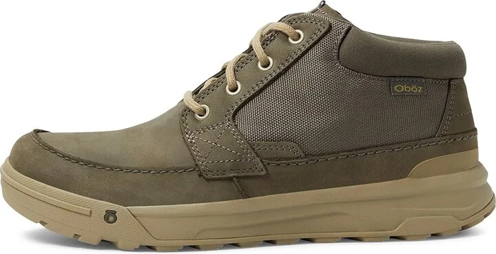 Oboz Burke Chukka Men's Shoes Grizzly : 9.5 D - Medium, Leather - Image 10