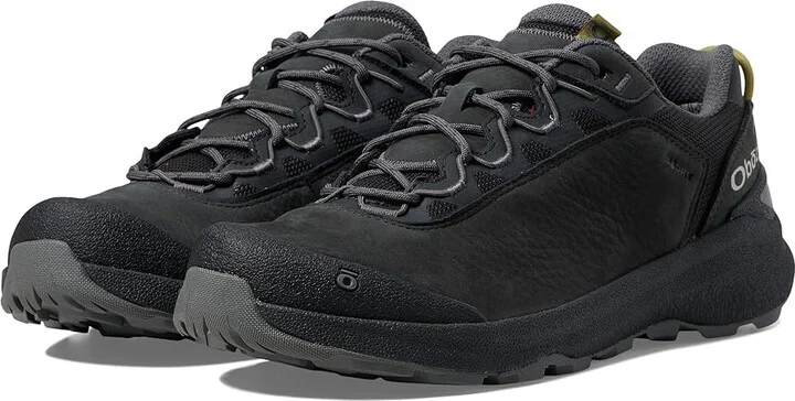 Oboz Cottonwood Low B-DRY Men's Boots Black Sea : 8 D - Medium, Leather