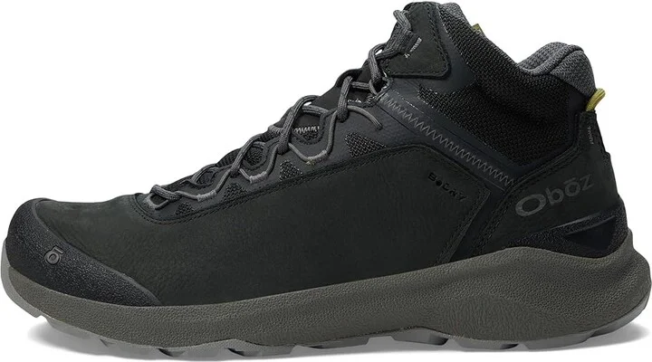 Oboz Cottonwood Mid B-DRY Men's Boots Black Sea : 8 D - Medium, Leather - Image 6