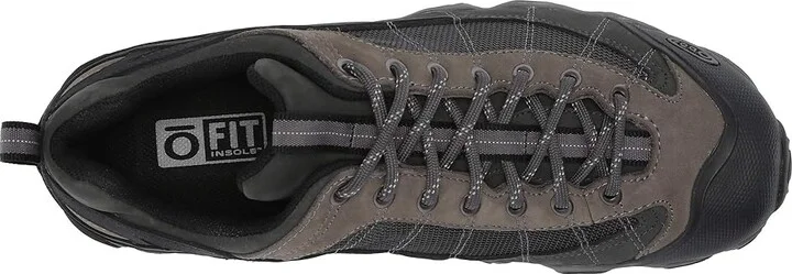 Oboz Firebrand II Bdry Men's Shoes Gray : 10 D - Medium, Suede/Textile - Image 3