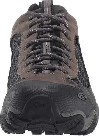 Oboz Firebrand II Bdry Men's Shoes Gray : 10 D - Medium, Suede/Textile - Image 6