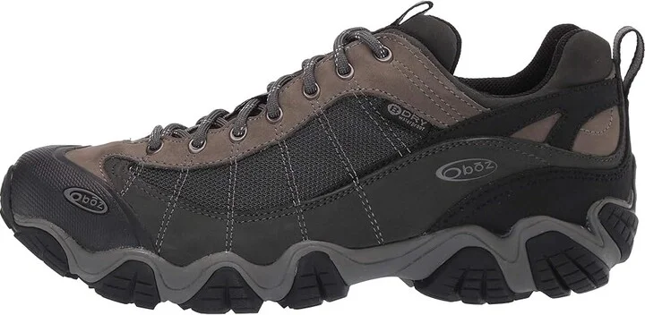 Oboz Firebrand II Bdry Men's Shoes Gray : 10 D - Medium, Suede/Textile - Image 7