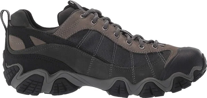 Oboz Firebrand II Bdry Men's Shoes Gray : 10 D - Medium, Suede/Textile - Image 8