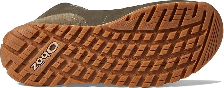 Oboz Hazel Mid Women's Shoes Olive Branch : 5 B - Medium, Leather - Image 3