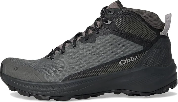 Oboz Katabatic LT Mid Men's Climbing Shoes Charcoal : 9 D - Medium, Synthetic - Image 6
