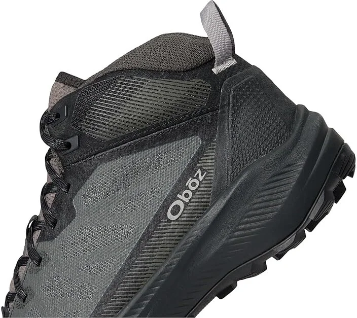 Oboz Katabatic LT Mid Men's Climbing Shoes Charcoal : 9 D - Medium, Synthetic - Image 7