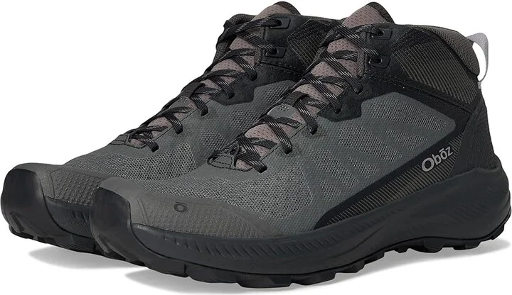 Oboz Katabatic LT Mid Men's Climbing Shoes Charcoal : 9 D - Medium, Synthetic