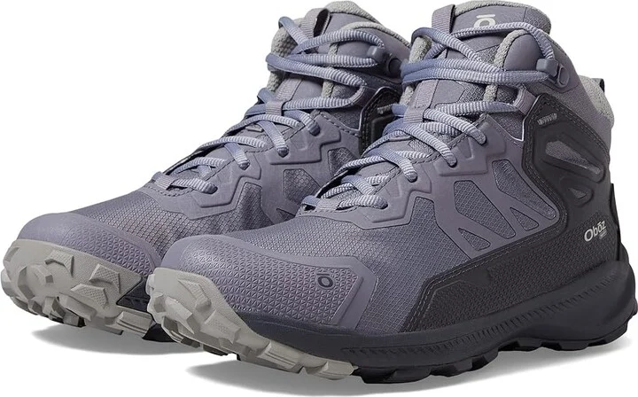 Oboz Katabatic Mid B-Dry Women's Shoes Mineral : 9 B - Medium, Synthetic/Textile