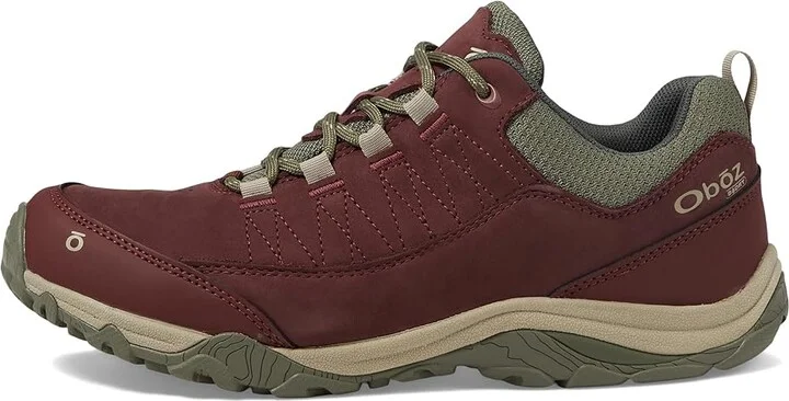 Oboz Ousel Low B-Dry Women's Shoes Port : 6 B - Medium, Leather - Image 6