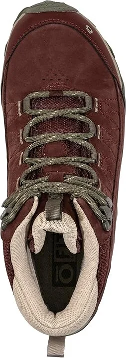 Oboz Ousel Mid B-Dry Women's Shoes Cinder Stone : 6 B - Medium, Leather/Rubber - Image 7