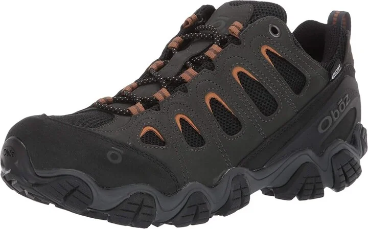 Oboz Sawtooth II Low B-Dry Men's Shoes Shadow/Burlap : 10 D - Medium, Suede - Image 2