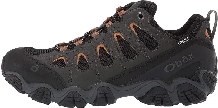 Oboz Sawtooth II Low B-Dry Men's Shoes Shadow/Burlap : 10 D - Medium, Suede - Image 7