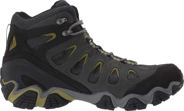 Oboz Sawtooth II Mid B-Dry Men's Shoes Dark Shadow/Woodbine Green : 11.5 D - Medium, Leather - Image 8