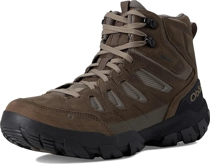 Oboz Sawtooth X Mid B-DRY Men's Shoes Sandhill : 7 D - Medium, Leather/Synthetic/Textile - Image 10