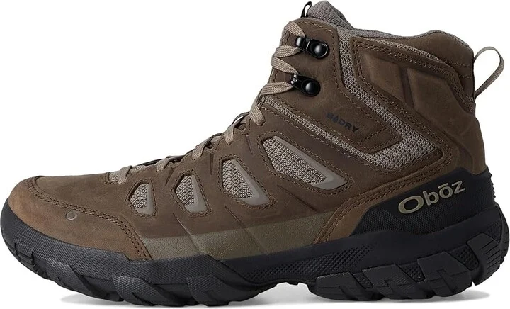 Oboz Sawtooth X Mid B-DRY Men's Shoes Sandhill : 7 D - Medium, Leather/Synthetic/Textile - Image 11