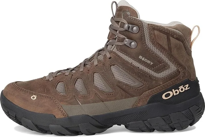 Oboz Sawtooth X Mid B-DRY Women's Shoes Rye : 5.5 B - Medium, Leather/Textile - Image 11