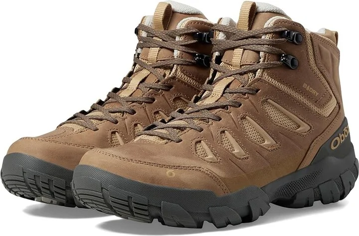 Oboz Sawtooth X Mid B-DRY Women's Shoes Rye : 5.5 B - Medium, Leather/Textile