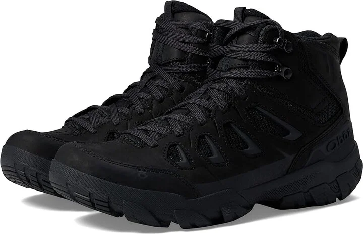 Oboz Sawtooth X Mid Men's Shoes Black Sea : 8 D - Medium, Suede/Textile
