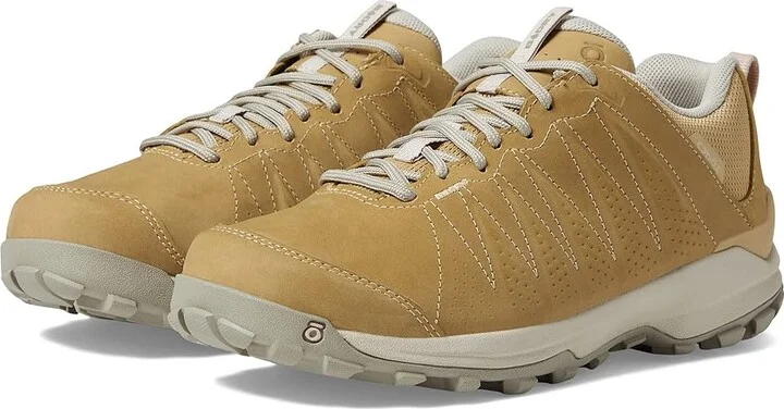 Oboz Sypes Low Leather B-DRY Women's Shoes Acorn : 7 B - Medium, Textile/Leather