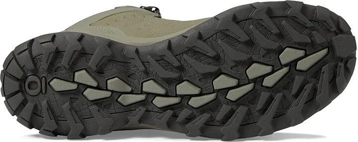 Oboz Sypes Mid Leather B-DRY Men's Shoes Sandbox : 9 D - Medium, Textile/Leather - Image 3
