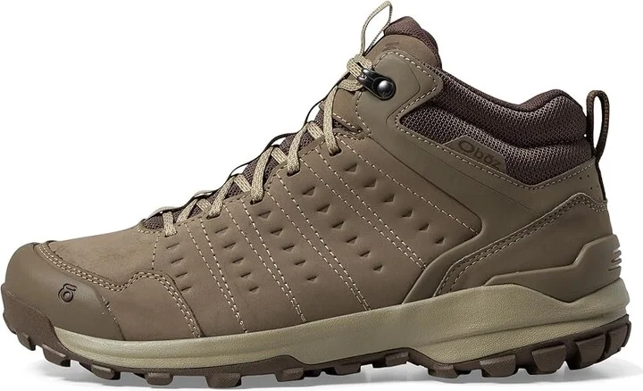 Oboz Sypes Mid Leather B-DRY Men's Shoes Sandbox : 9 D - Medium, Textile/Leather - Image 10