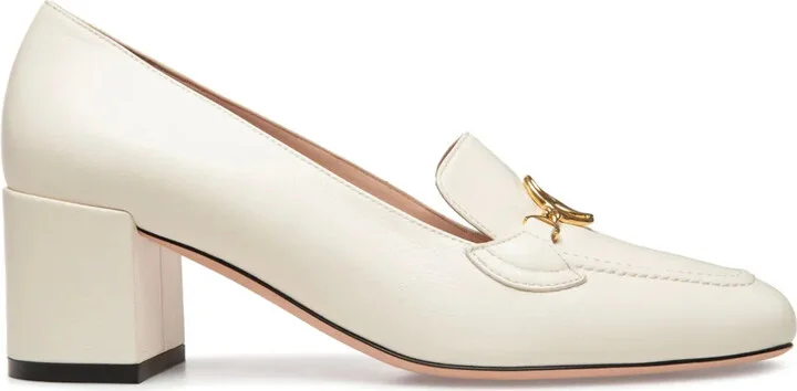 Obrien 50mm leather pumps