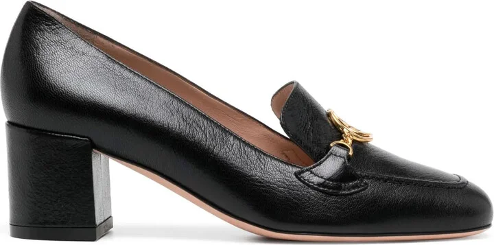 Obrien 50mm leather pumps