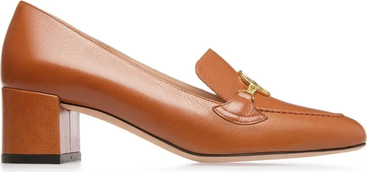 Obrien 50mm leather pumps