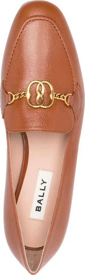 Obrien embellished leather loafers - Image 4