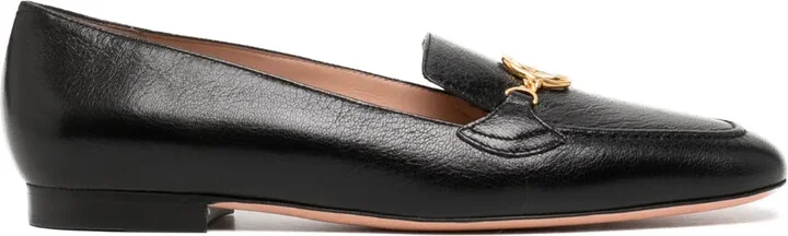 Obrien embellished leather loafers