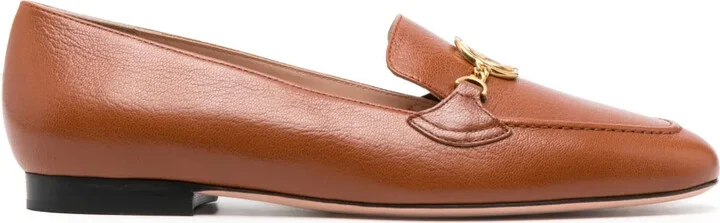 Obrien embellished leather loafers