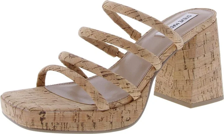 Observe Womens Open Toe Platform Heels