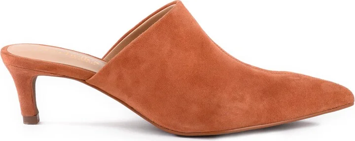 Obsession Pointed Toe Kitten Heel Mule - Image 10