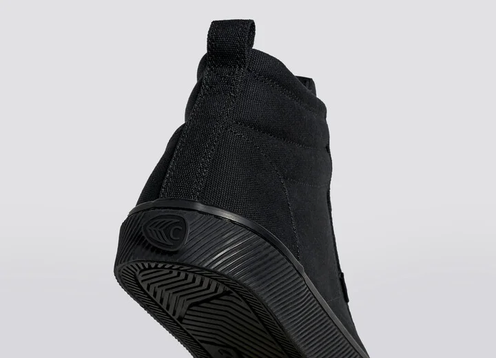 OCA High All Black Canvas Sneaker Women - Image 6
