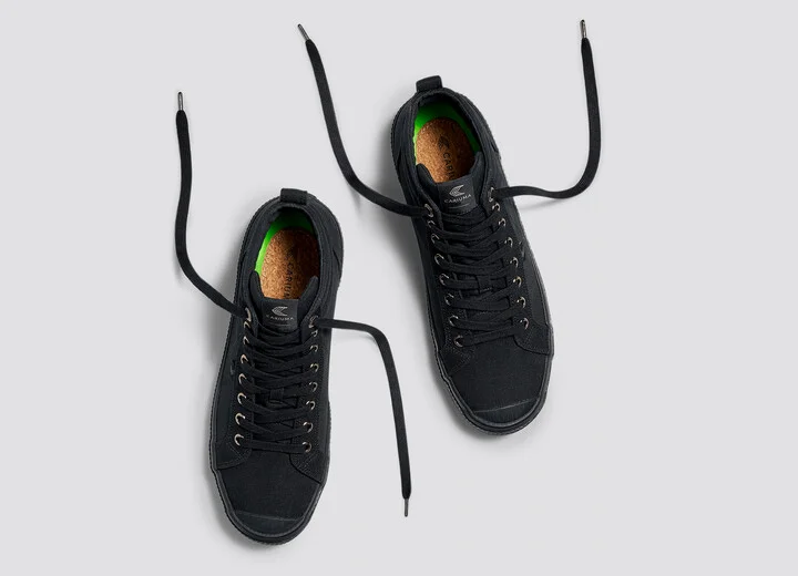 OCA High All Black Canvas Sneaker Women - Image 7