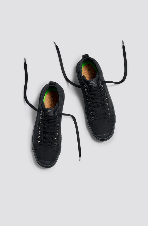 OCA High All Black Canvas Sneaker Women - Image 11