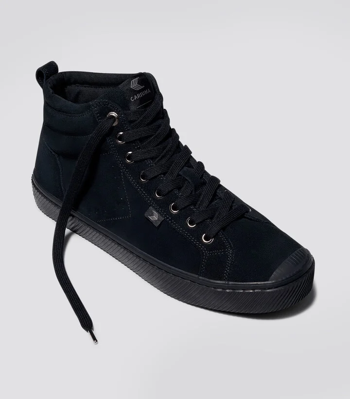 OCA High All Black Suede Sneaker Men - Image 2