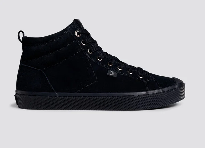 OCA High All Black Suede Sneaker Men - Image 3