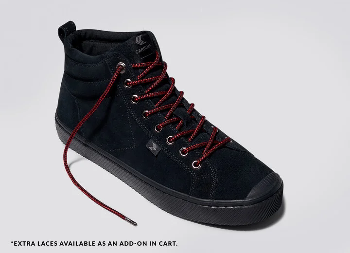 OCA High All Black Suede Sneaker Men - Image 4