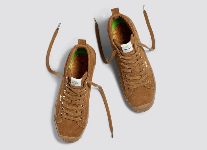 OCA High All Camel Suede Sneaker Men - Image 8