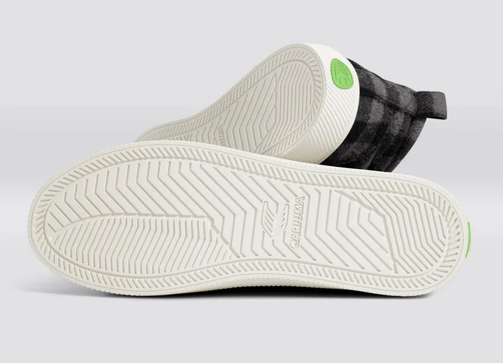 OCA High Black Plaid Sneaker Men - Image 5