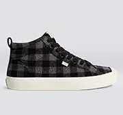 OCA High Black Plaid Sneaker Men - Image 9