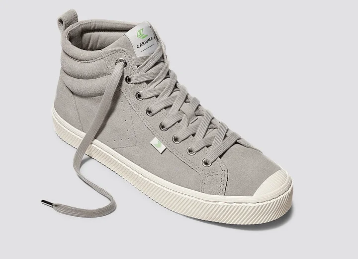 OCA High Cloud Grey Suede Sneaker Women - Image 4
