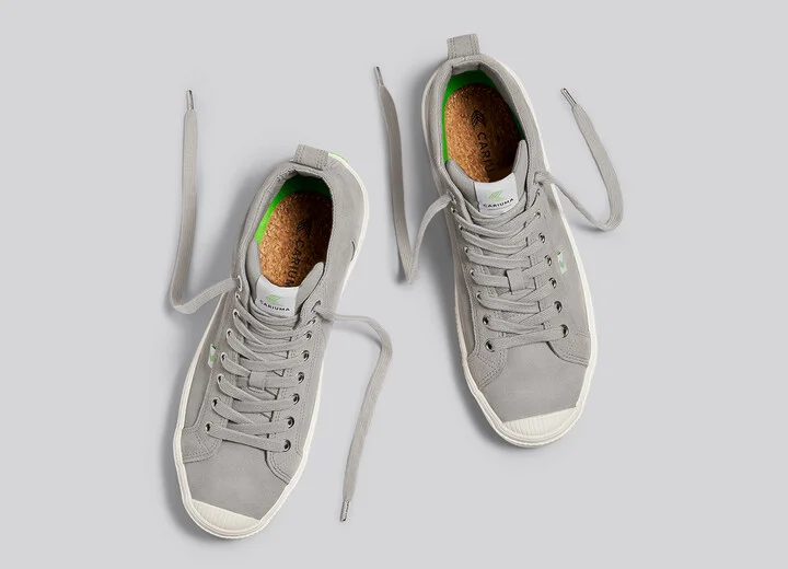 OCA High Cloud Grey Suede Sneaker Women - Image 8