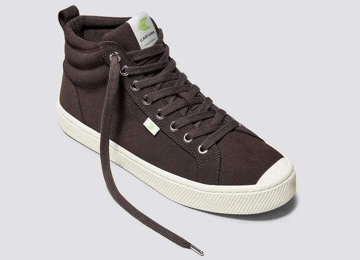 OCA High Dark Brown Suede Sneaker Men - Image 4