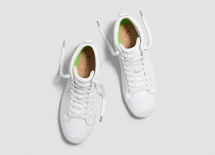 OCA High Off-White Premium Leather Sneaker Women - Image 7