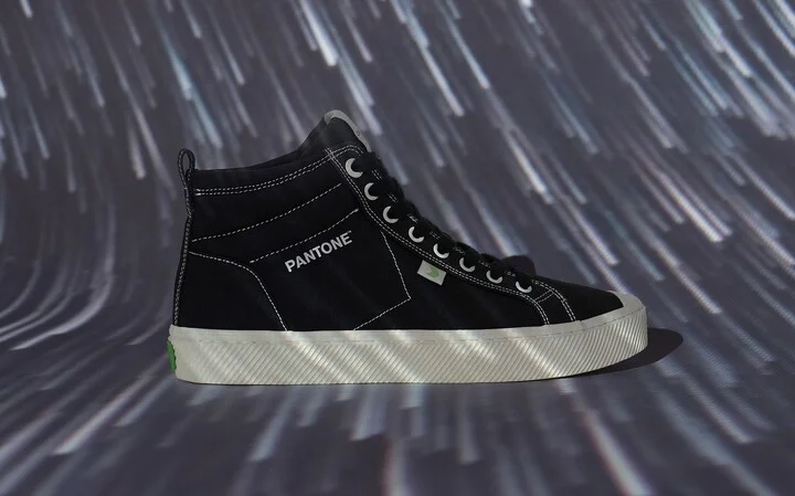 OCA High Pantone Moonless Night Canvas Contrast Thread Sneaker Men - Image 10