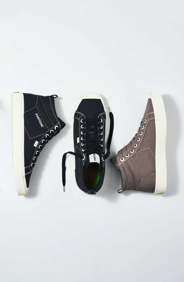 OCA High Pantone Moonless Night Canvas Contrast Thread Sneaker Men - Image 11