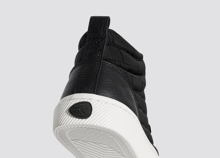 OCA High Quilt Black Premium Leather Sneaker Women - Image 6